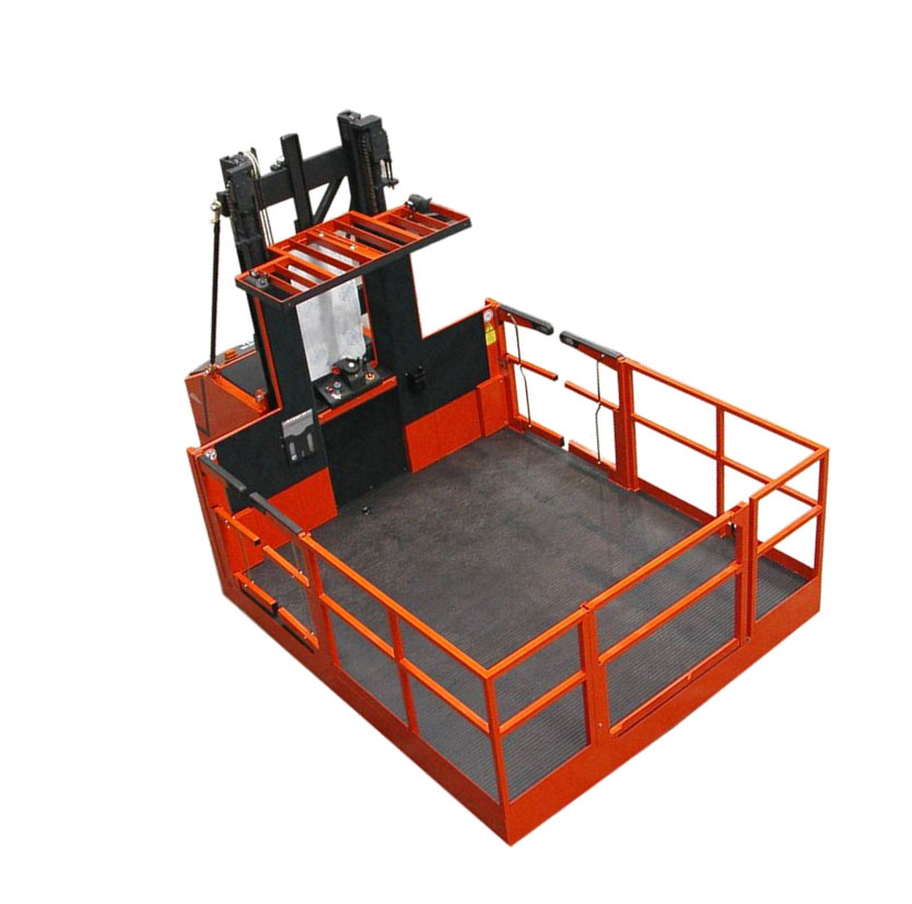 EV enclosed cab order picking forklift