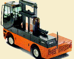 Outdoor sideloading forklift