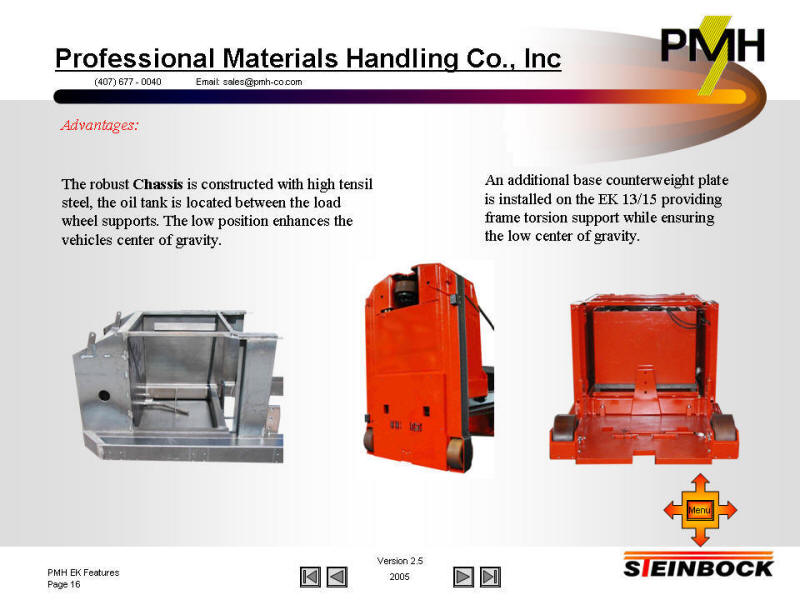 advantages of load wheel adjustment capability - EK very narrow aisle forklift