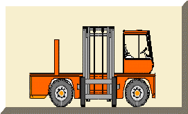 Boss Sideloading IC engine forklift