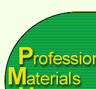 Professional Materials name plate