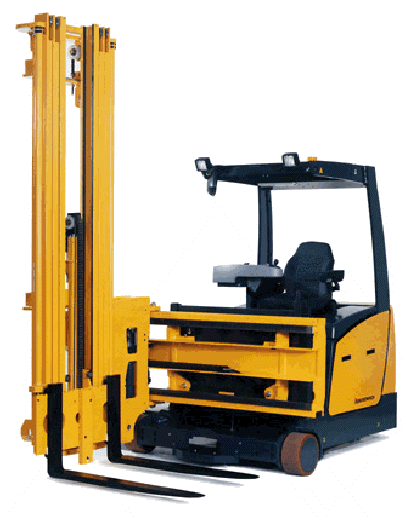 WM sideloading turret forklift 