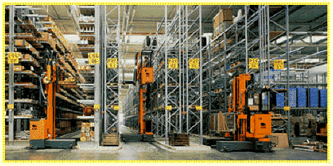 Three electric sideloading forklift models showing diversity of equipment
