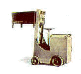 old electric forklift