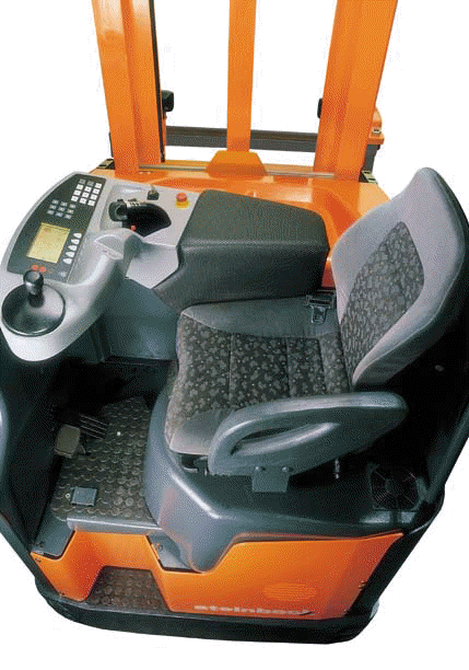 operators compartment WD narrow aisle forklift