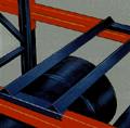 pallet rack supports for varying loads or storage of barrels 