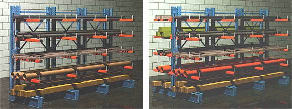 cantilever rack application