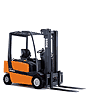 conventional counter-balanced forklift