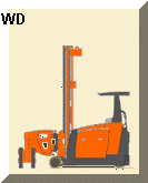 WD turret forklift